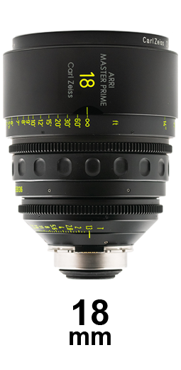 ARRI Zeiss Master Primes strip