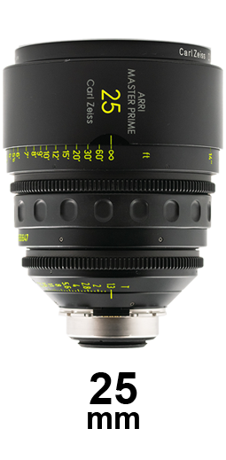 ARRI Zeiss Master Primes strip