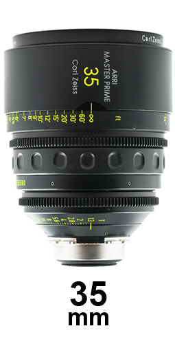 ARRI Zeiss Master Primes strip