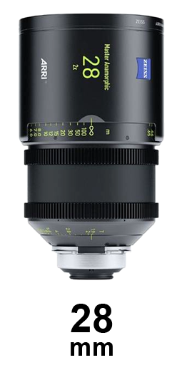 ARRI Zeiss Master Anamorphics strip