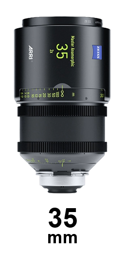 ARRI Zeiss Master Anamorphics strip
