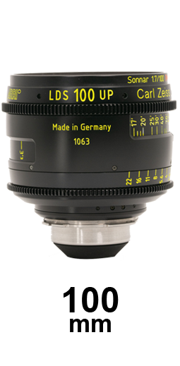 ARRI Zeiss Ultra Primes strip