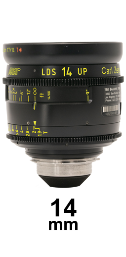 ARRI Zeiss Ultra Primes strip
