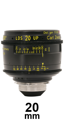 ARRI Zeiss Ultra Primes strip