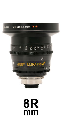 ARRI Zeiss Ultra Primes strip