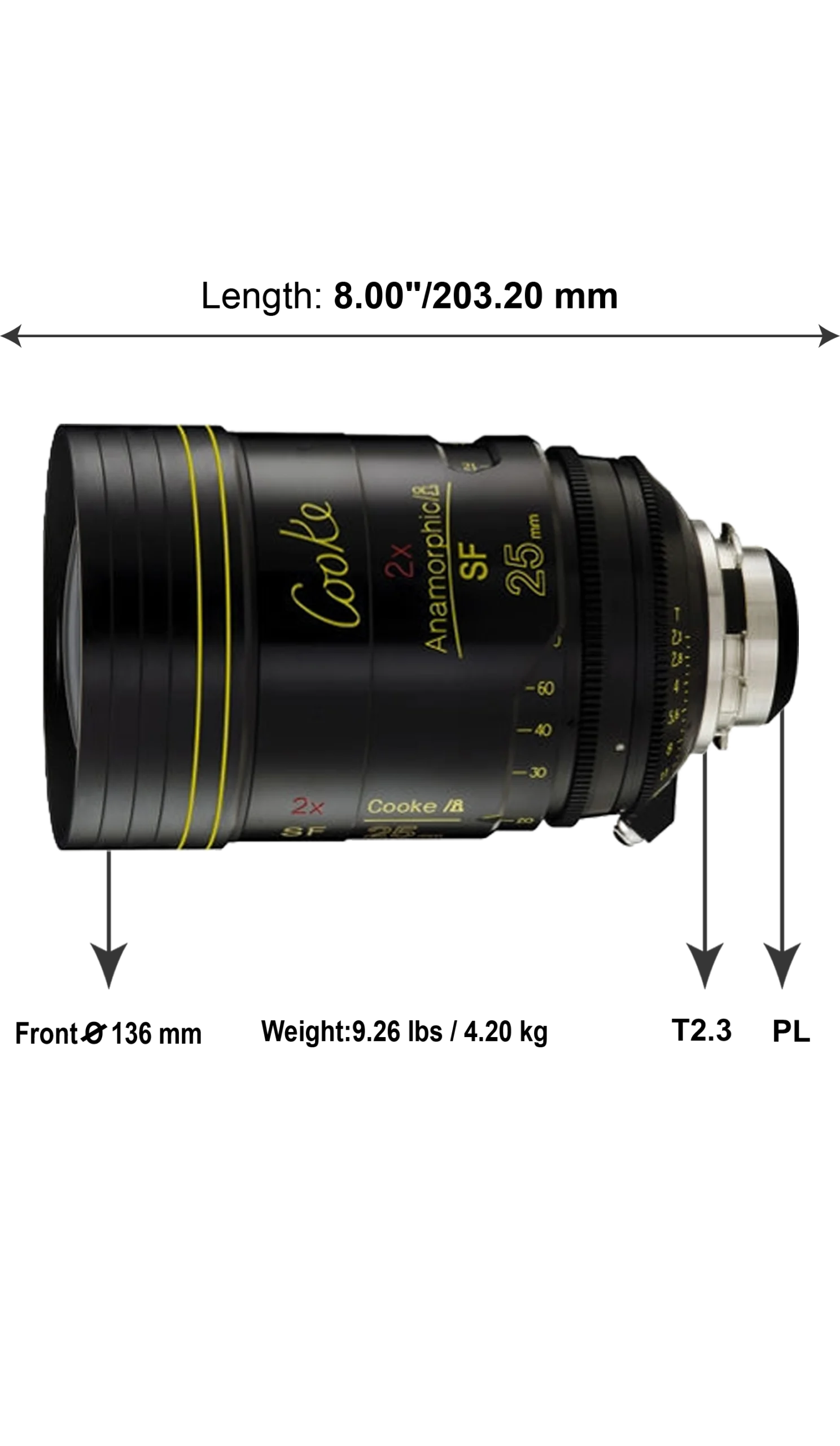 Cooke_2x_Anamorphic_SF_25mm_DIMENSIONS-1-scaled