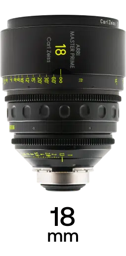 ARRI Zeiss Master Primes strip