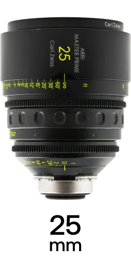 ARRI Zeiss Master Primes strip