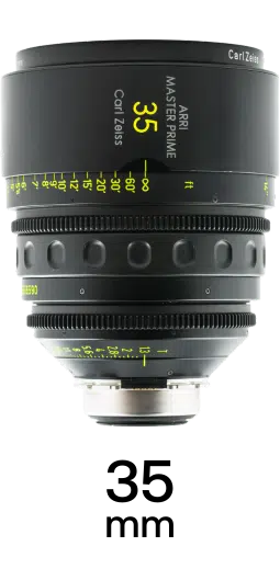ARRI Zeiss Master Primes strip