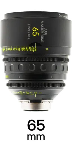 ARRI Zeiss Master Primes strip