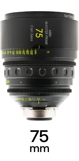ARRI Zeiss Master Primes strip