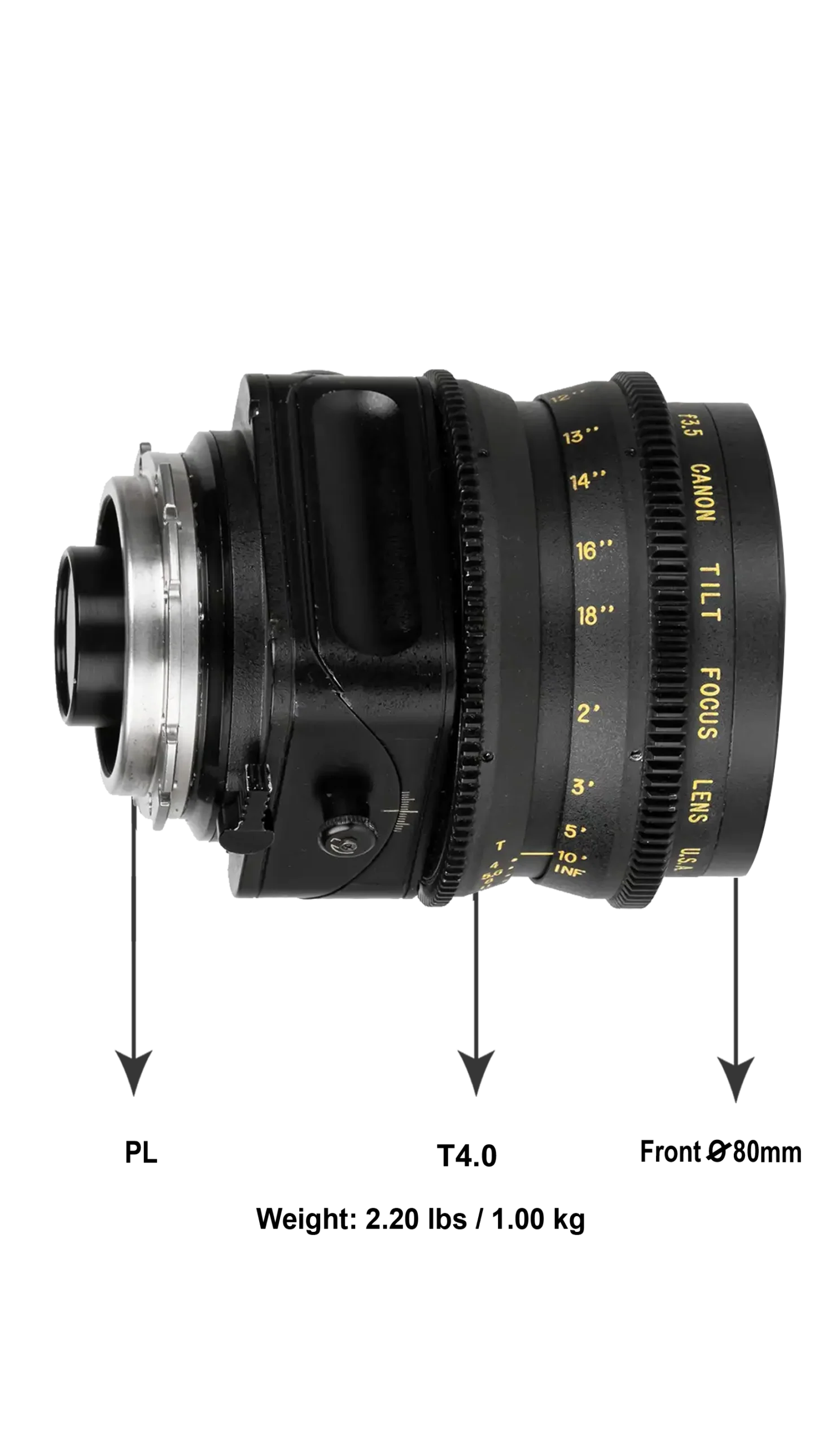 Century S2000 Canon Tilt Shift 24mm T4.0