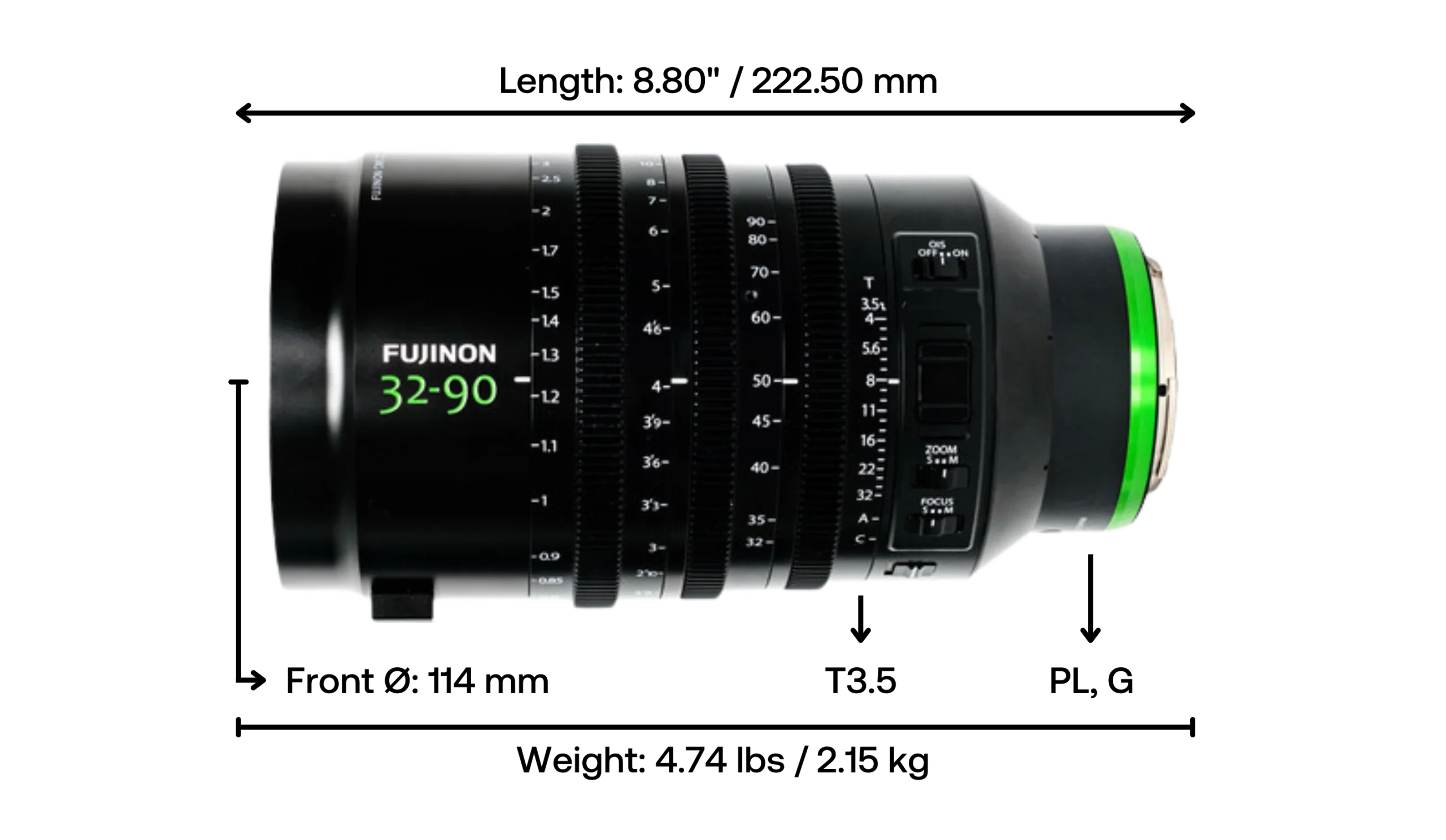 Fujinon GF 32-90mm T3.5