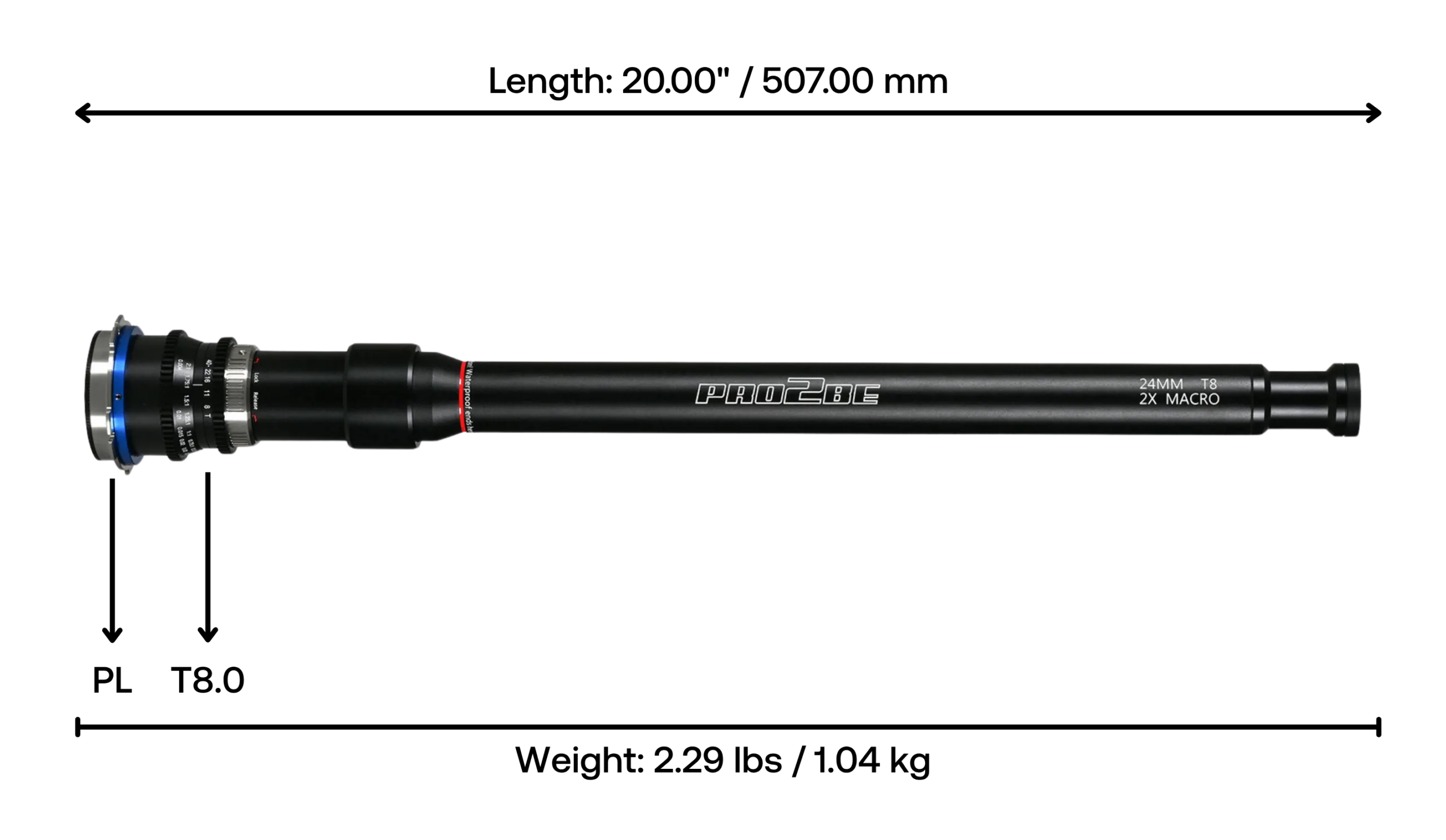 Laowa Pro2Be 0° Direct View 24mm T8.0