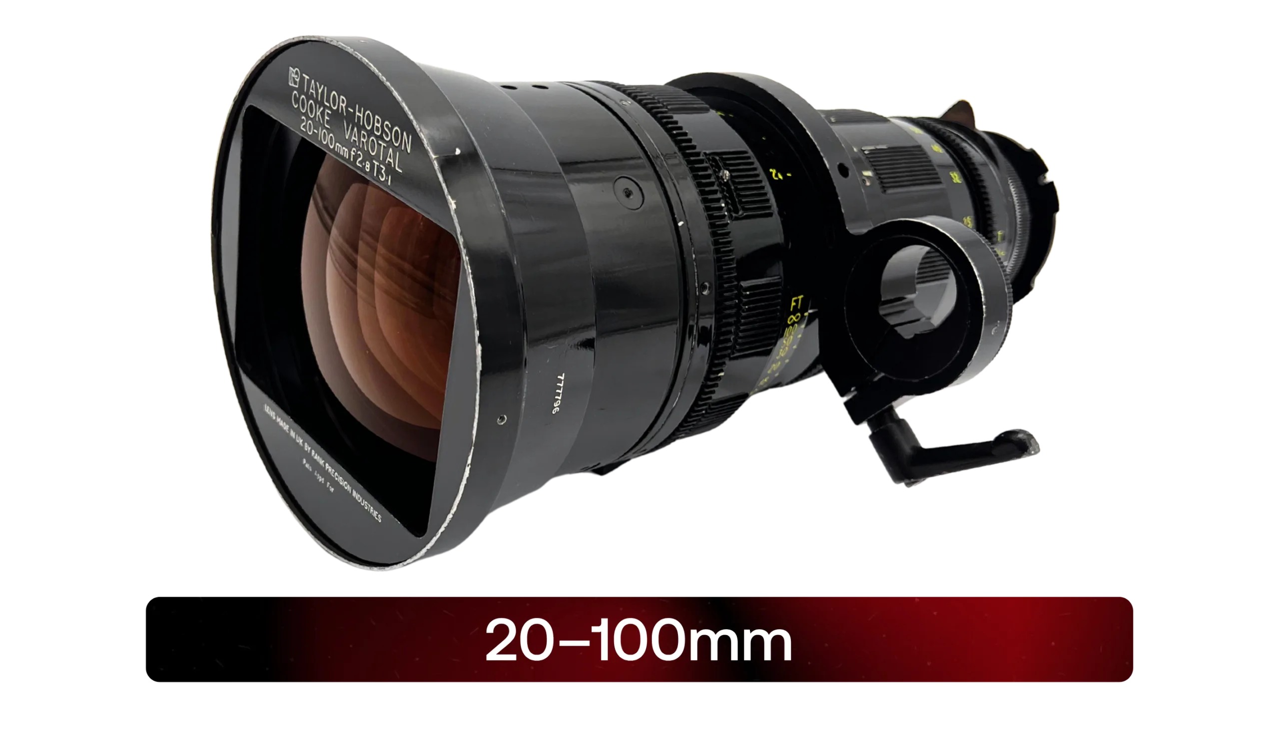 Used Cooke Varotal 20–100mm Zoom strip 1