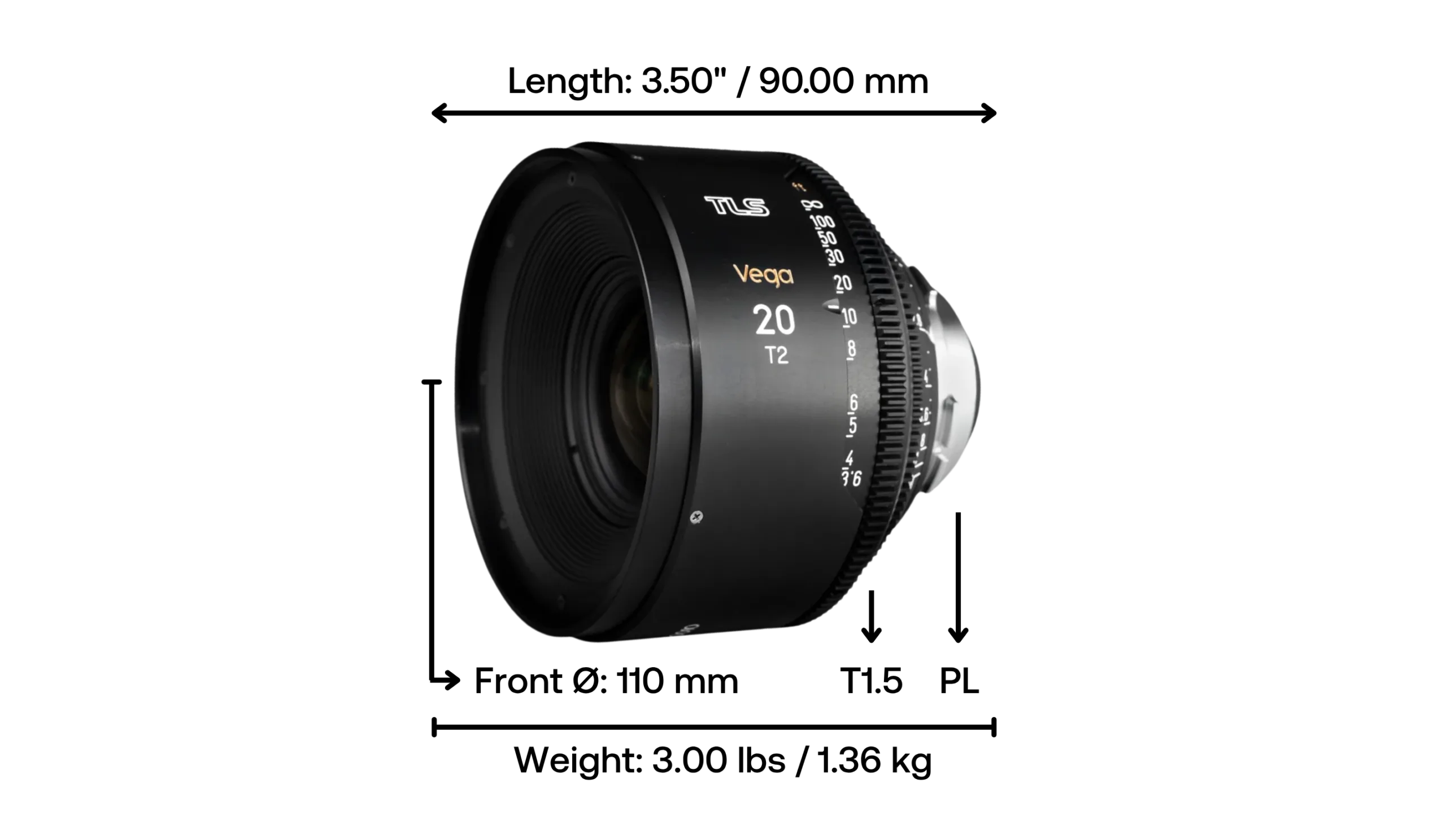 TLS Vega 20mm T2.0