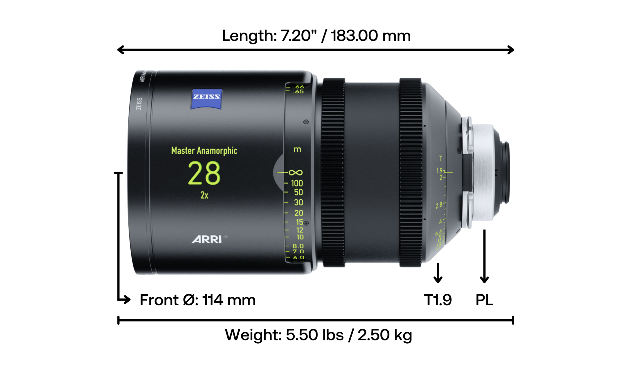ARRI Zeiss Master Anamorphic 28mm T1.9
