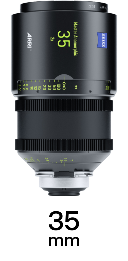 ARRI Zeiss Master Anamorphics strip