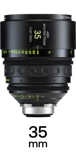 ARRI Zeiss Master Primes strip