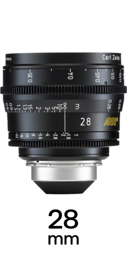 ARRI Zeiss Ultra Primes strip