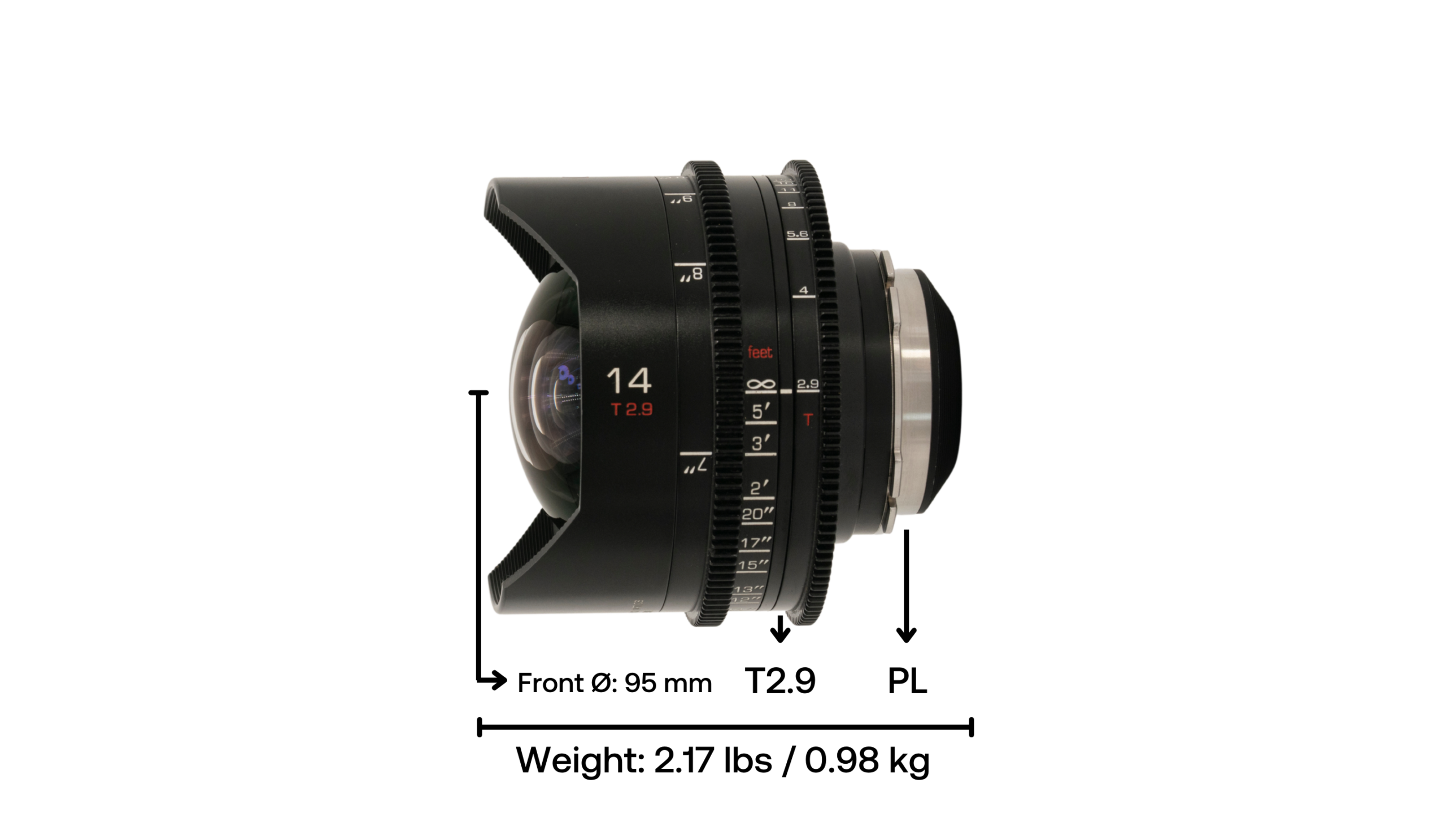 GL Optics Canon FD 14mm T2.9