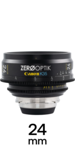 Canon K35 24mm T1.7 Zero Optik Full Frame Prime Cinema Lens