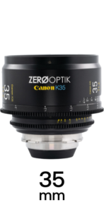 Canon K35 35mm T1.6 Zero Optik Full Frame Prime Cinema Lens