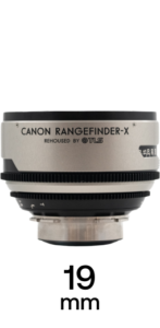Canon Rangefinder 19mm T4.0 Full Frame Prime Cinema Lens