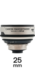 Canon Rangefinder 25mm T1.8 Full Frame Prime Cinema Lens
