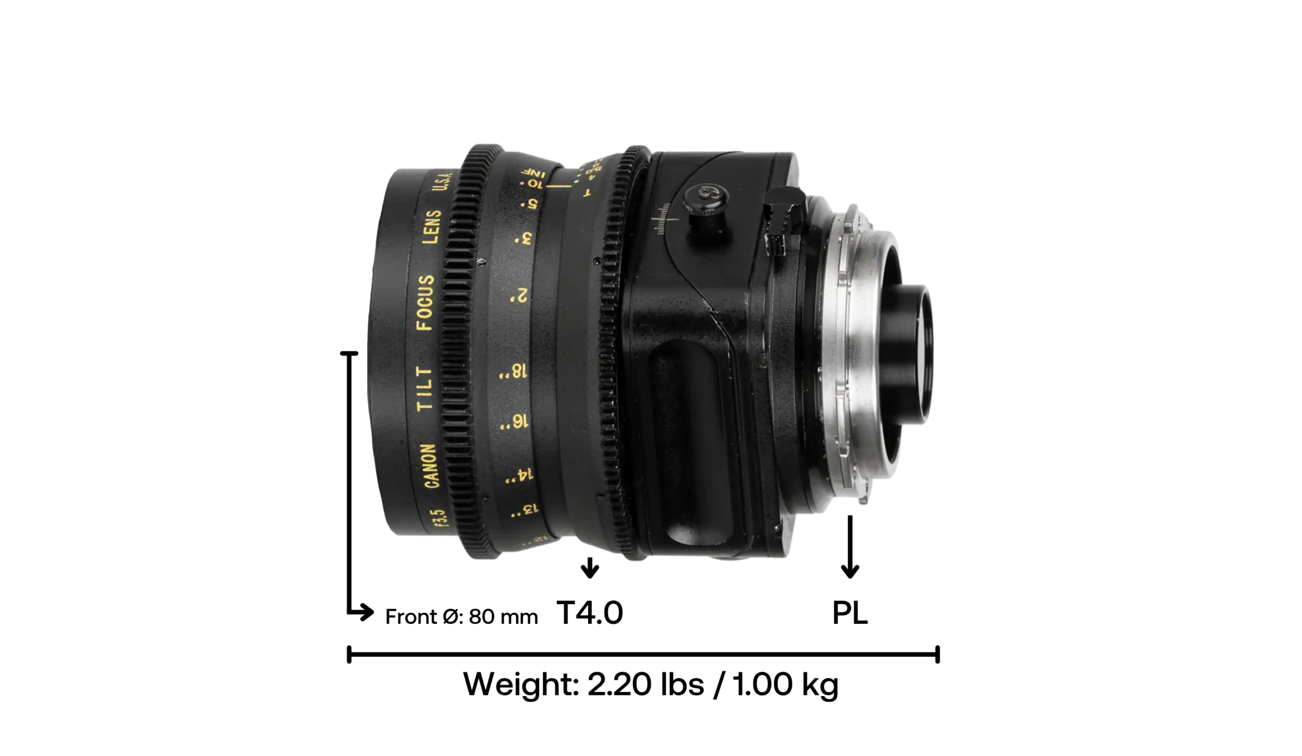Century S2000 Canon Tilt Shift 24mm T4.0