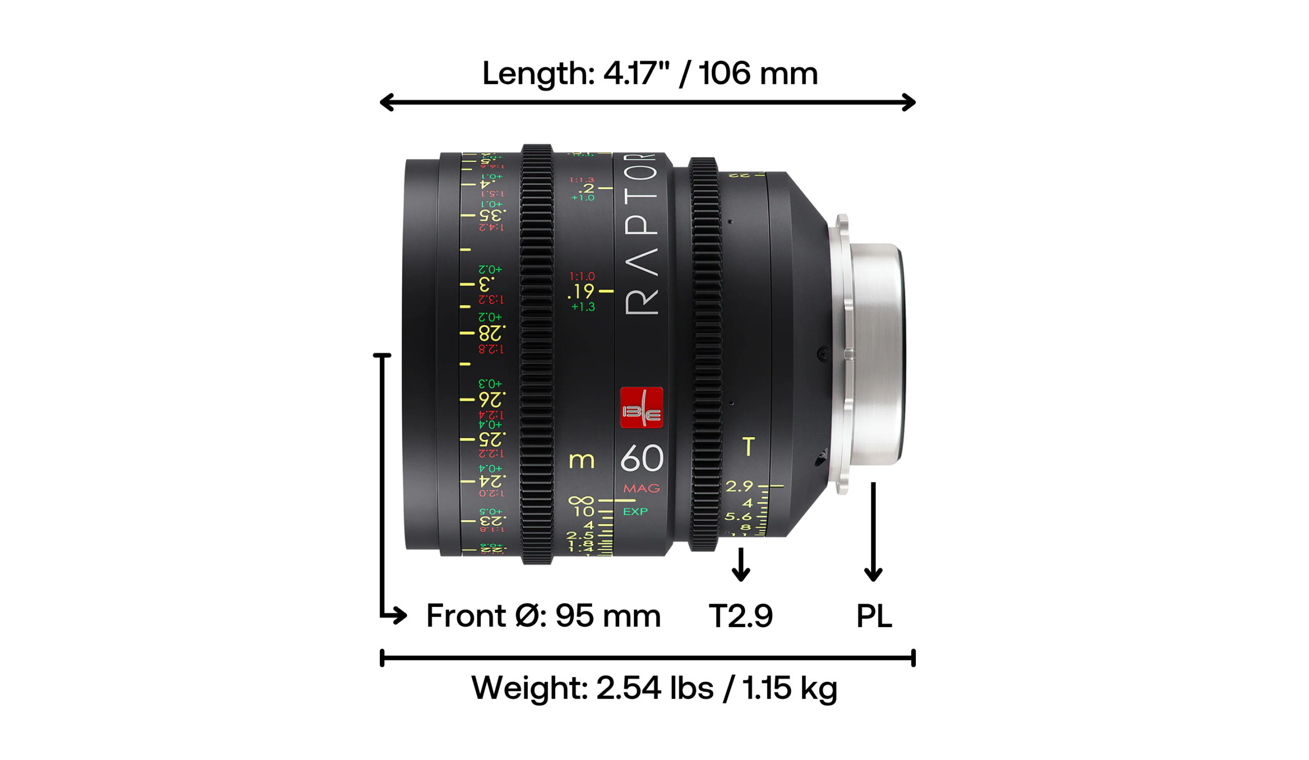 IB/E Raptor APO 60mm T2.9