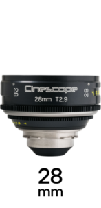 TLS Leica R / Cinescope 28mm T2.9 Full Frame Prime Cinema Lens