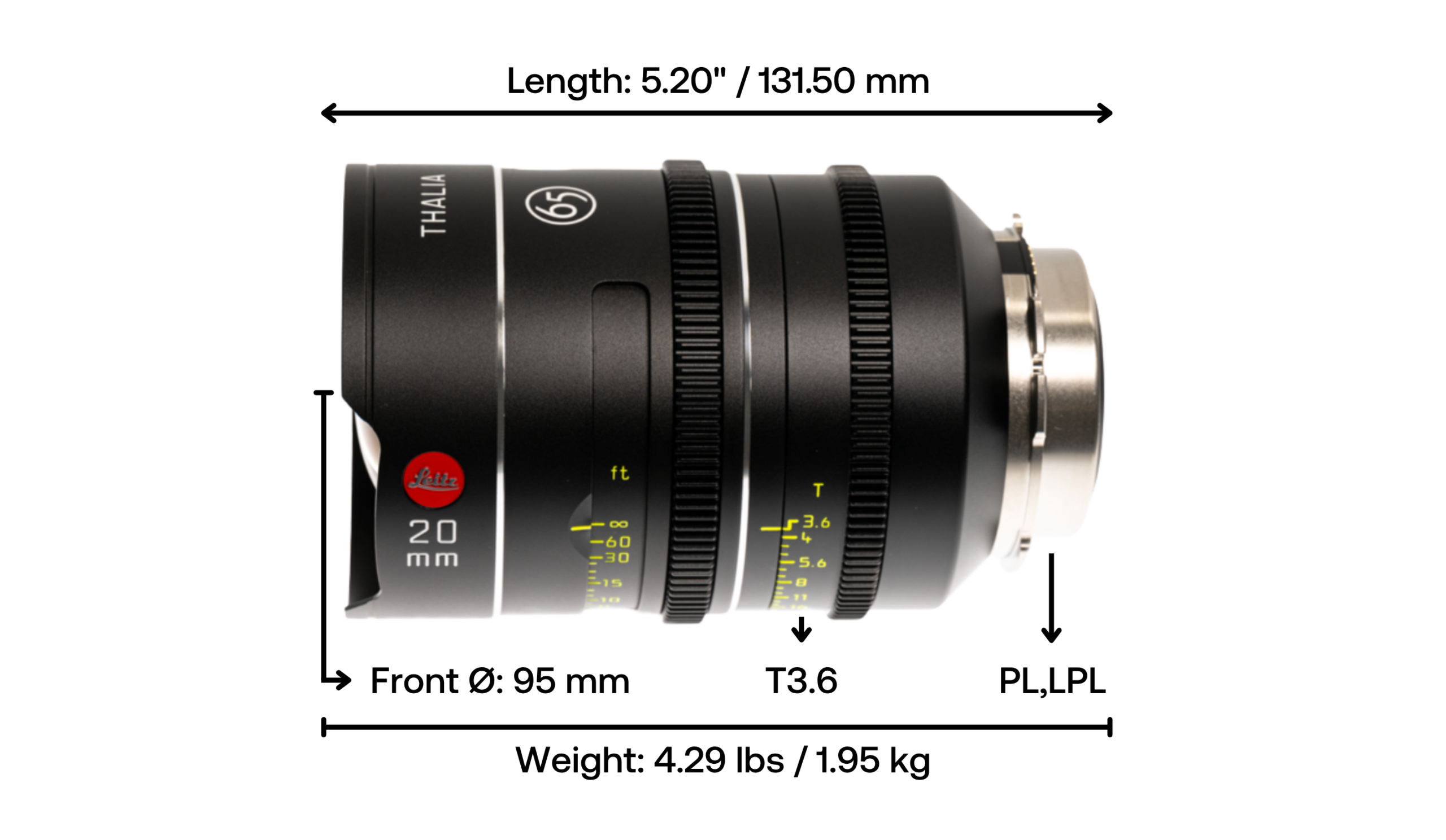 Leitz Thalia 20mm T3.6 Full Frame Prime Cinema Lens