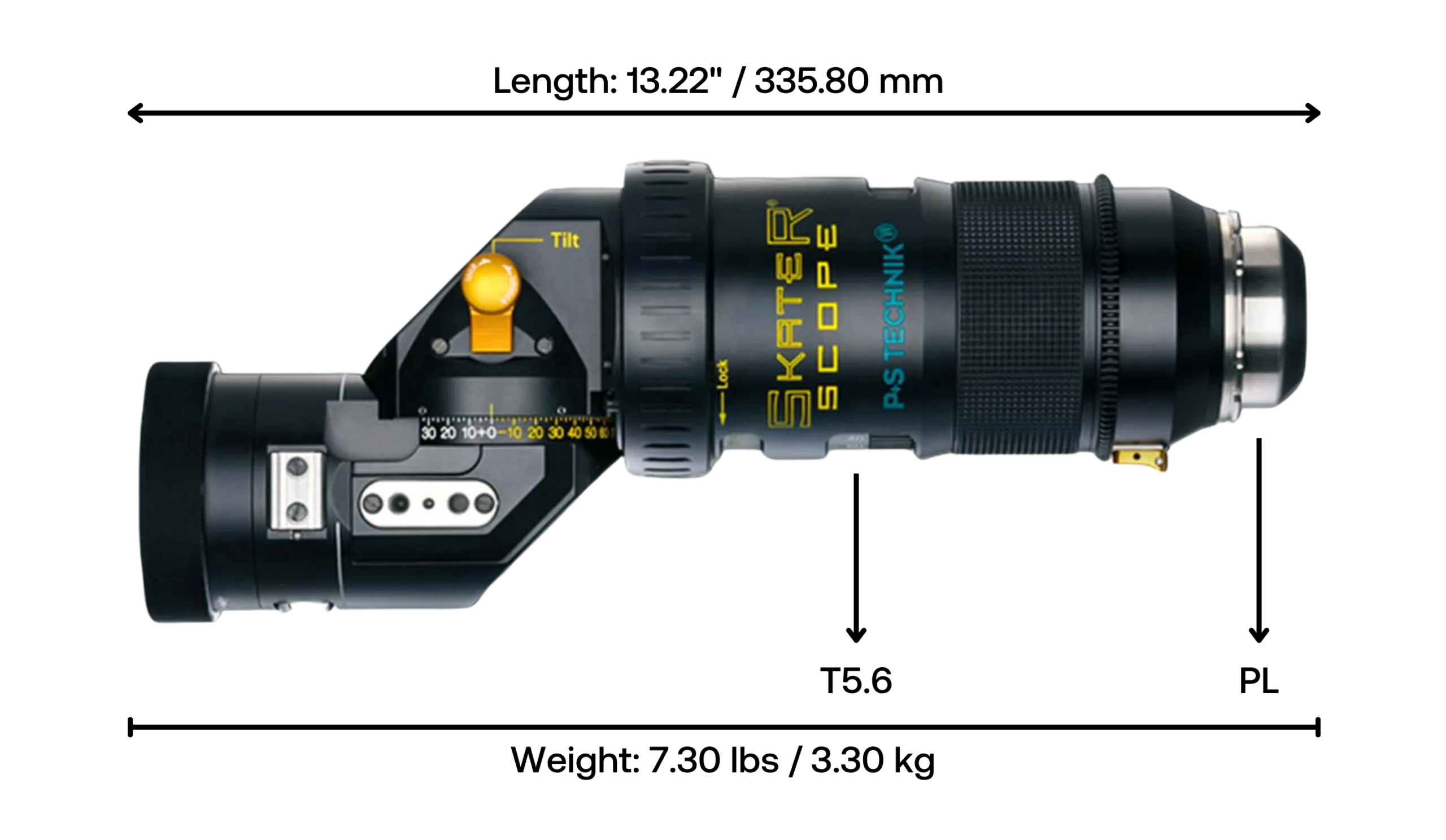 P+S Technik Skater Scope Mini T-Rex T5.6