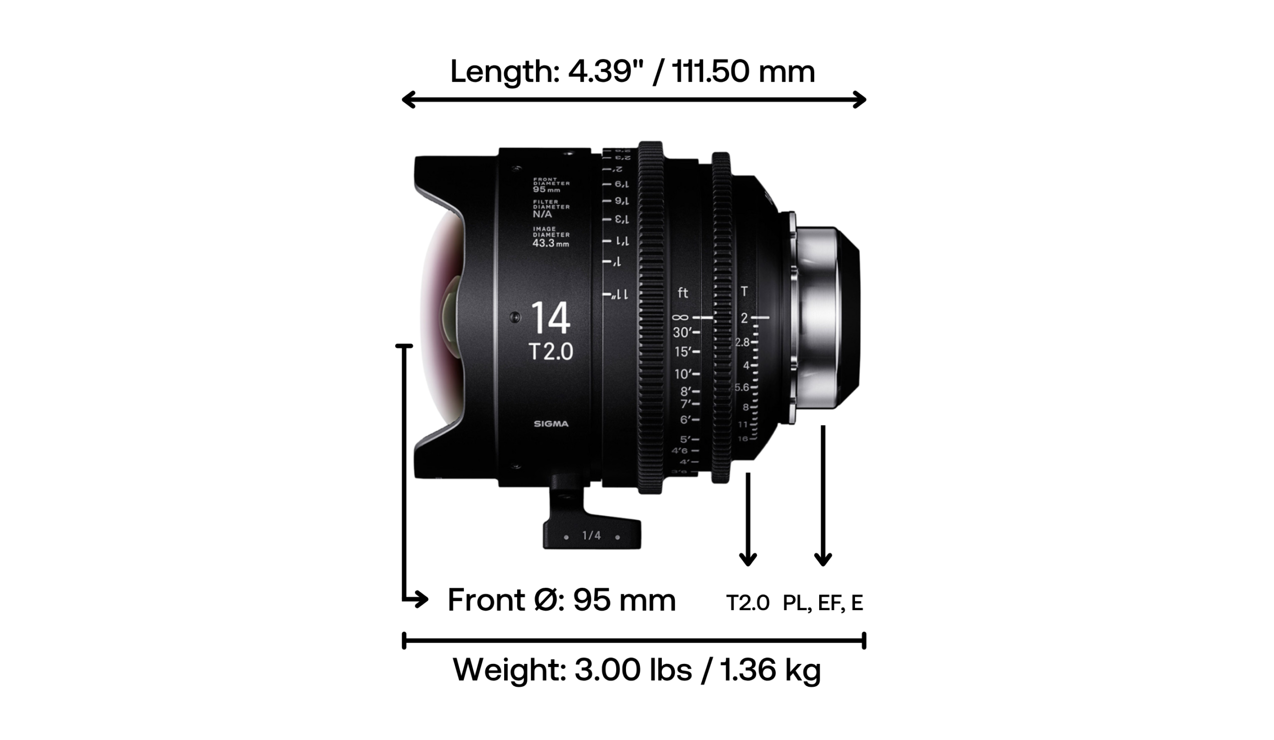 Sigma 14mm T2.0
