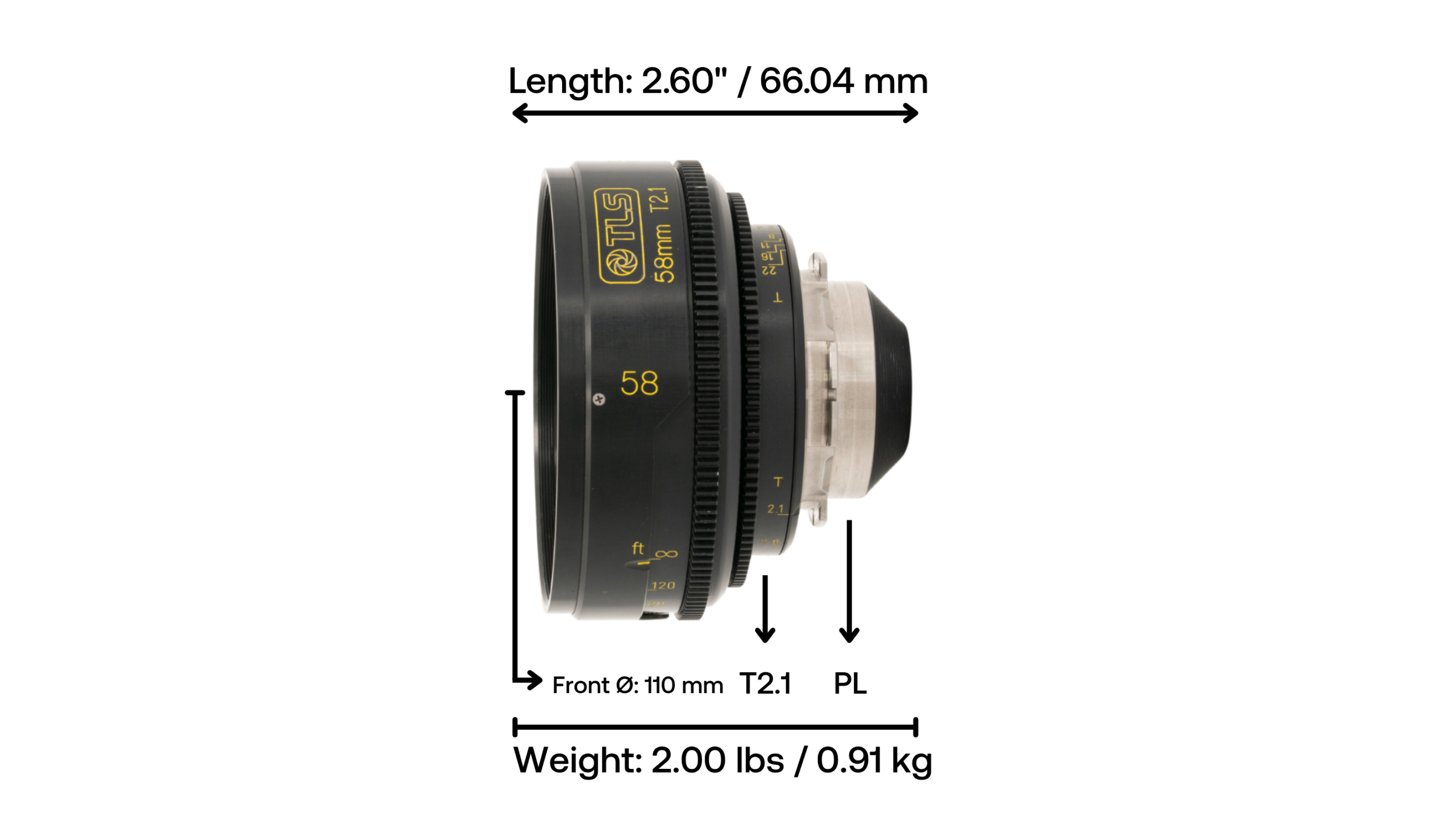 Petzval (TLS) 58mm T2.1 Full Frame Prime Cinema Lens