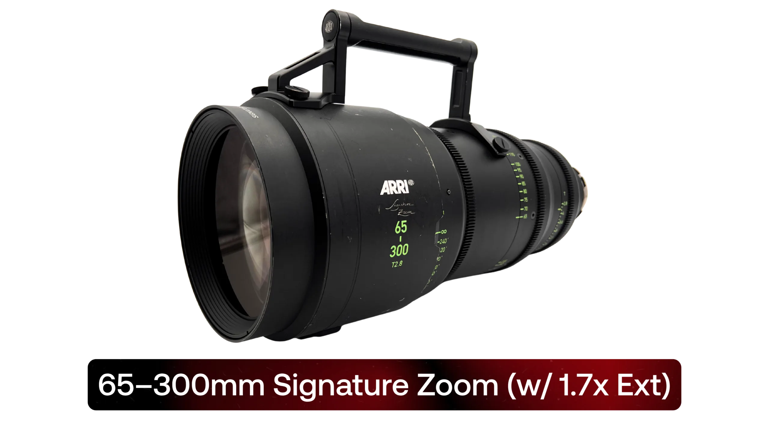 Used ARRI 65–300mm Signature Zoom (w/ 1.7x Ext) strip 1