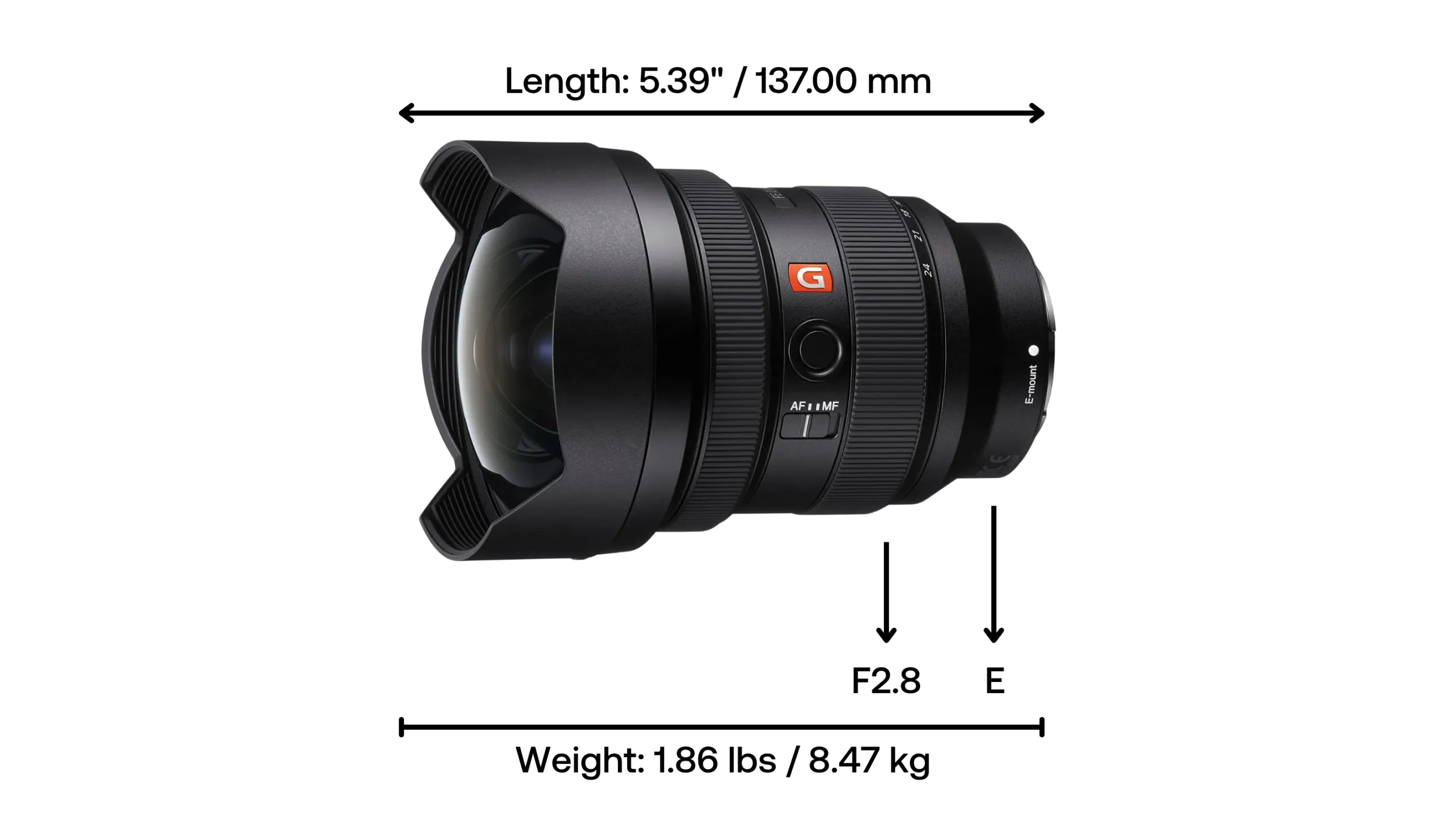 Sony FE 12–24mm F2.8 G Master