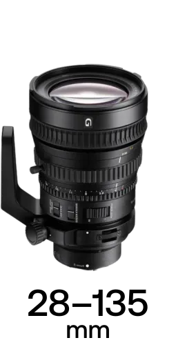 Sony G Series Power Zooms strip