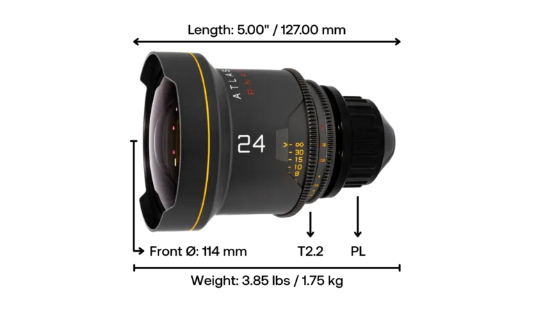 Atlas Mercury 24mm T2.2