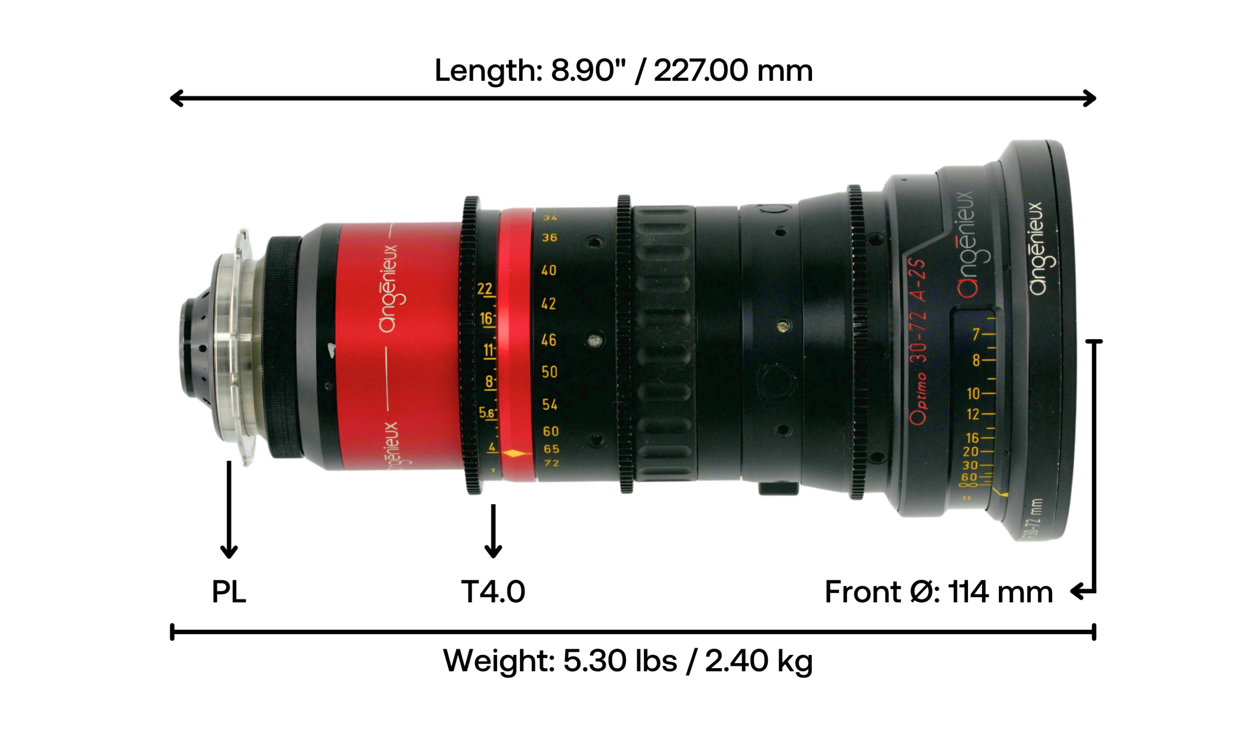Angénieux Optimo Anamorphic 30–72mm T4.0
