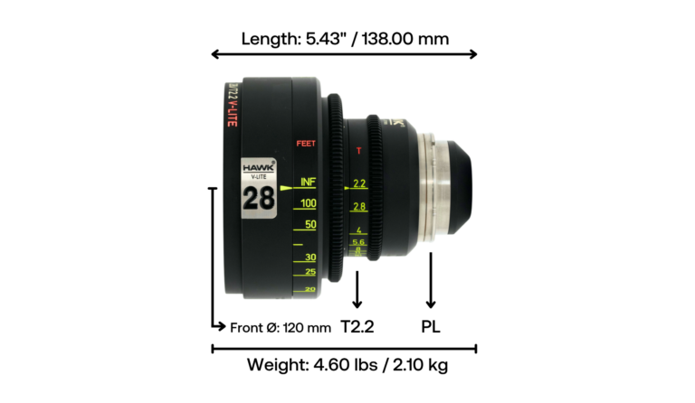Hawk V-Lite 28mm T2.2