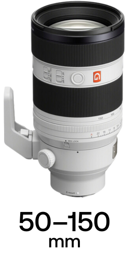 Sony G Master Zooms strip