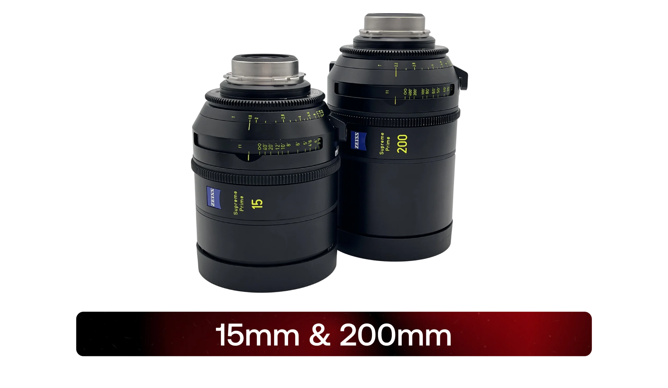 15mm & 200mm Zeiss Supreme Prime