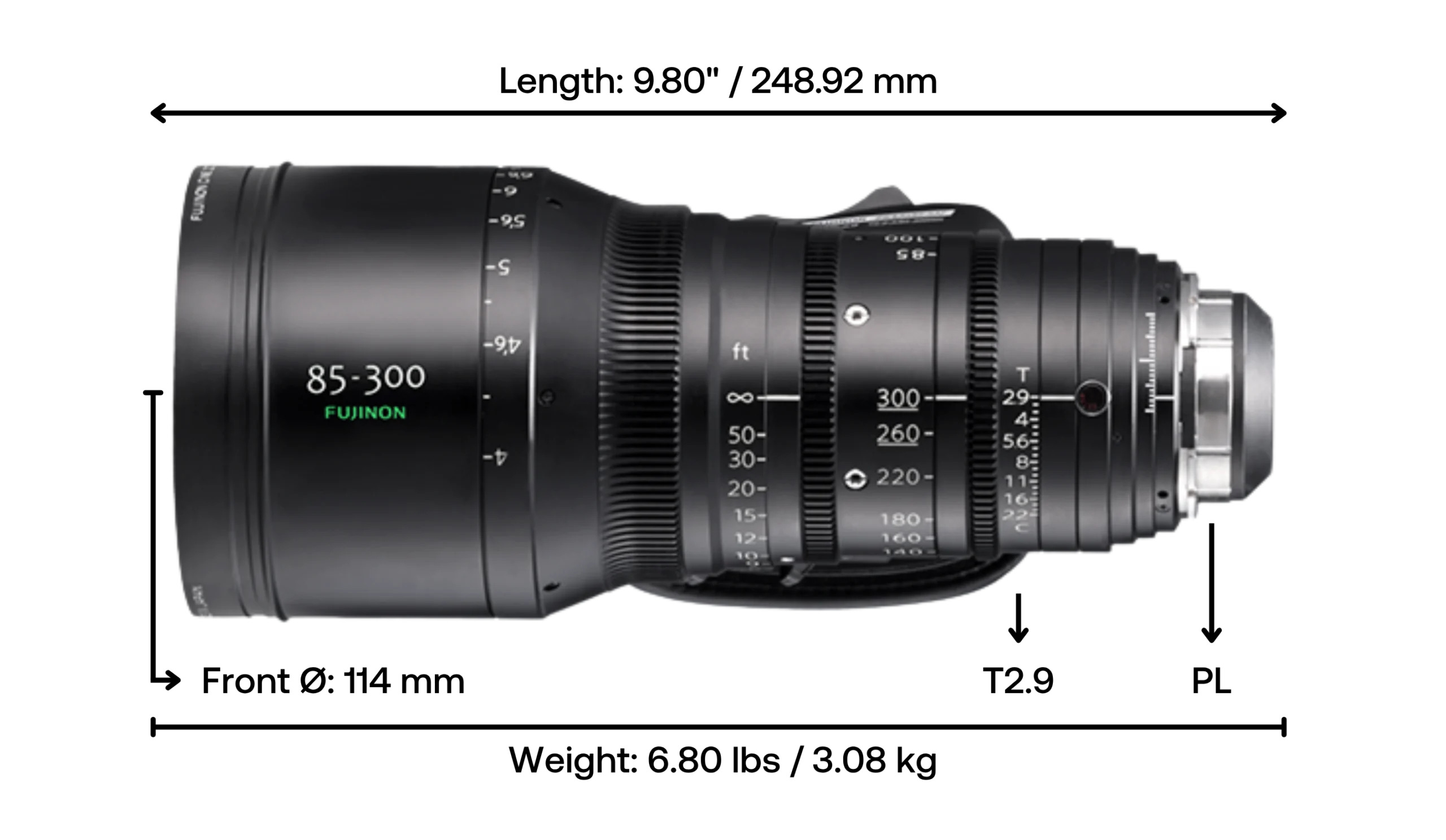 Rent Fujinon Cabrio 85-300mm T2.9-4.0 | Cine Visuals