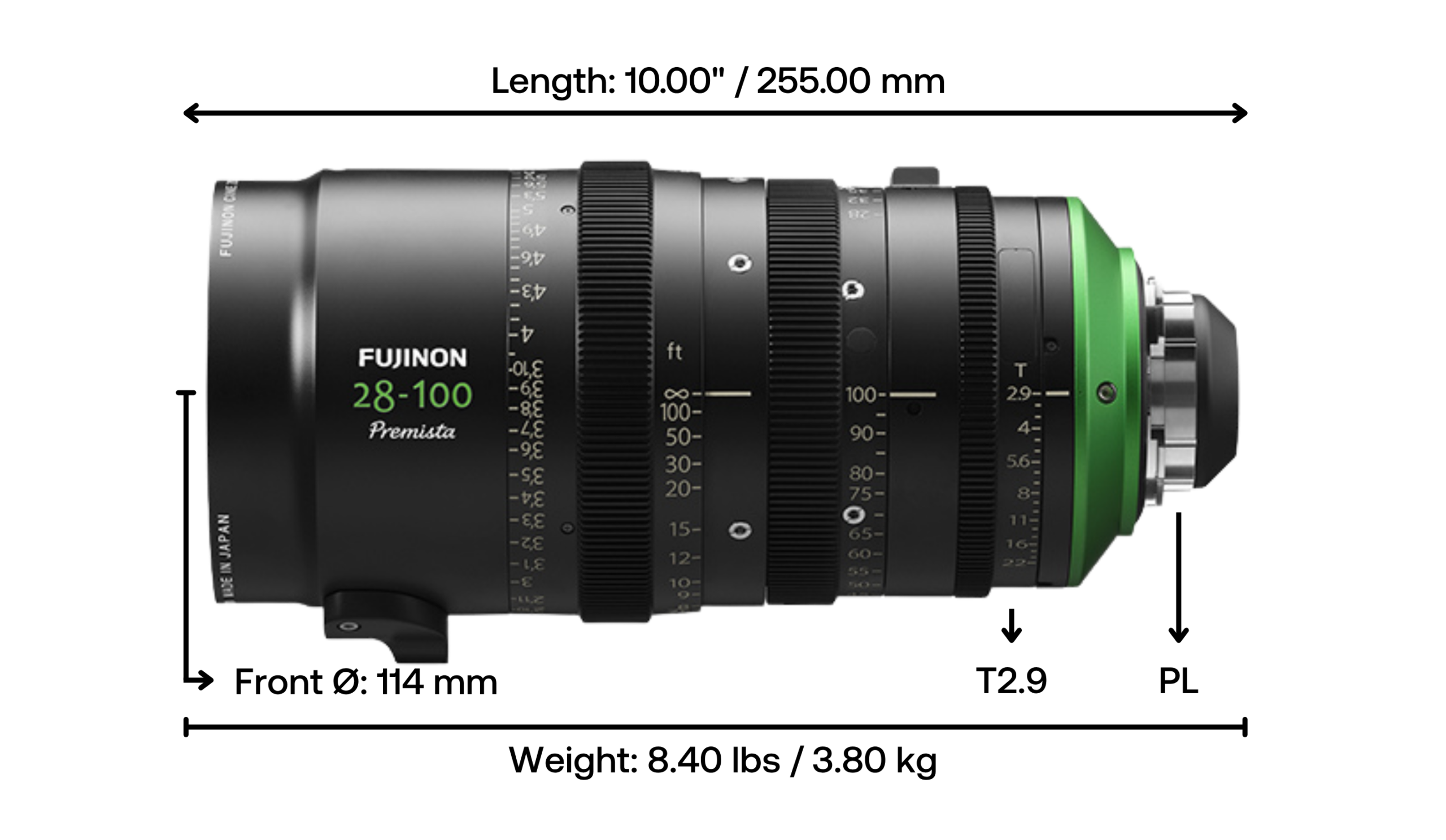 Rent Fujinon Premista 28-100mm T2.9 | Cine Visuals