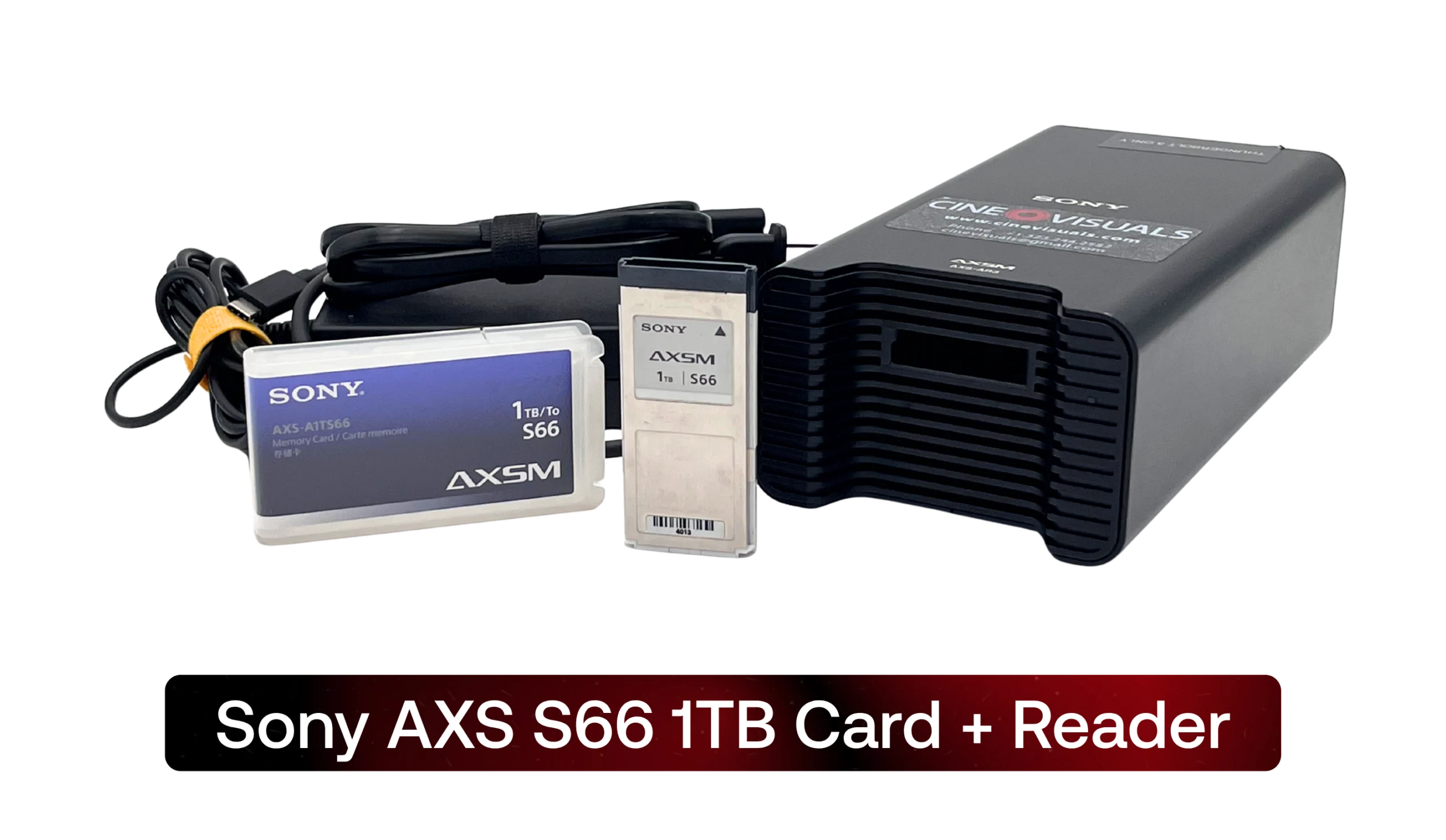 Sony 1TB AXS S66 Memory Cards + Reader