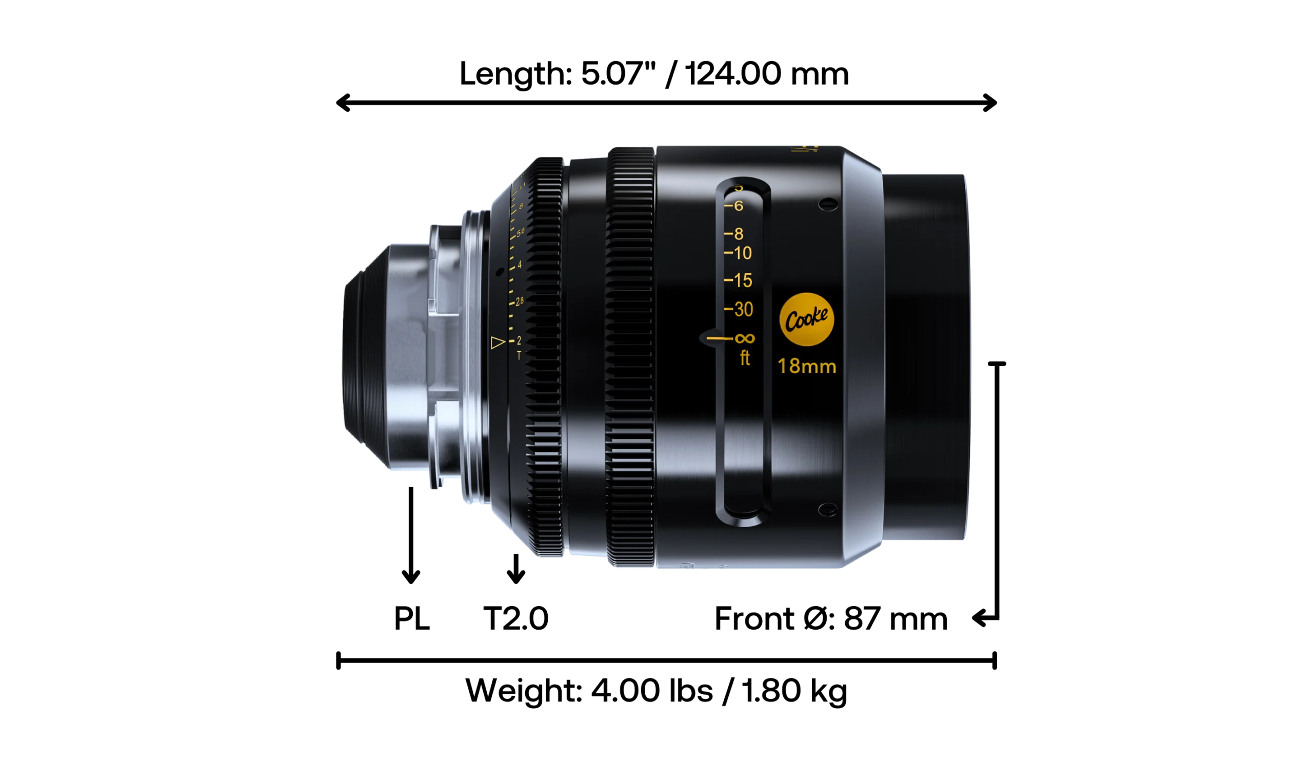 Cooke S4 FF/i Prime 18mm