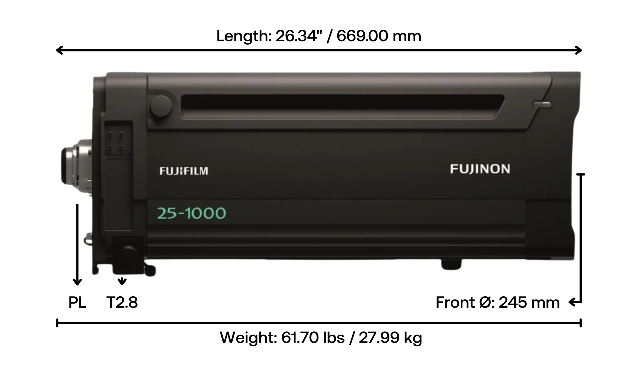 Fujinon Duvo 25-1000mm