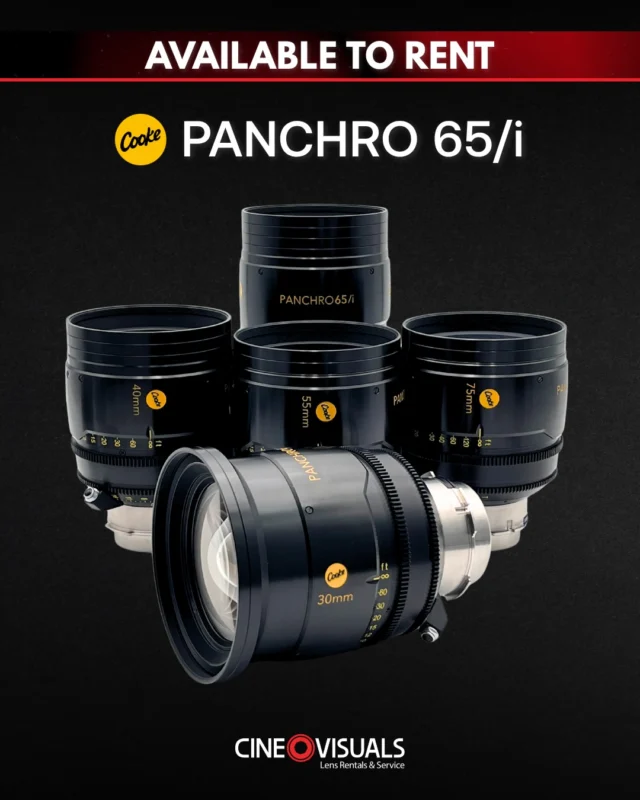 Rent the Cooke Panchro 65/i set at Cine Visuals.

The 5-lens set extends the classic Panchro look into 65mm and VistaVision capture. 

Shipping worldwide 🌎

Contact our team for a quote!

#cine #cinema #cinelens #cinematography #dp